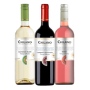 Pack - Chilano Tinto/Branco/Rosé 750ml