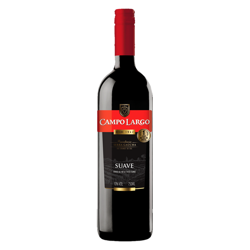 Vinho Tinto Campo Largo Suave 750ML